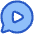 Chat Bubble Video Voice Note Circle Icon from Plump Duo Set