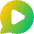 Chat Bubble Video Voice Note Circle Icon from Core Gradient Set