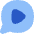Chat Bubble Video Voice Note Circle Icon from Flex Flat Set