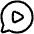 Chat Bubble Video Voice Note Circle Icon from Plump Line Set