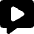 Chat Bubble Video Voice Note Icon from Core Solid Set