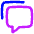 Chat Message Stack Icon from Flex Neon Set