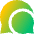 Chat Two Bubbles Oval Icon from Sharp Gradient Set