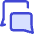 Chat Two Bubbles Square icon - Free transparent PNG, SVG. No sign up needed.