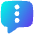 Ellipsis Vertical Bubble Icon from Flex Gradient Set