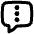 Ellipsis Vertical Bubble Icon from Flex Remix Set