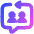 Feedback Reply Conversation Icon from Plump Gradient Set