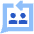 Feedbck Reply Conversation Icon from Sharp Flat Set