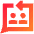 Feedbck Reply Conversation Icon from Sharp Gradient Set