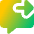 Next Text Icon from Core Gradient Set