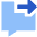 Next Text Icon from Sharp Flat Set