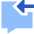 Previous Text Icon from Sharp Flat Set