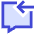 Previous Text Icon from Sharp Duo Set