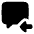 Previous Text Icon from Plump Solid Set