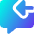 Previous Text Icon from Core Gradient Set