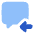 Previous Text Icon from Plump Flat Set
