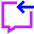 Previous Text Icon from Sharp Neon Set