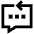 Reply To Message Typing Icon from Sharp Line Set