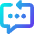 Reply To Message Typing Icon from Core Gradient Set