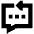 Reply To Message Typing Icon from Sharp Solid Set