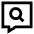 Search Comment History Icon from Sharp Line Set