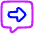 Send Comment Icon from Plump Neon Set