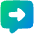 Send Comment Icon from Plump Gradient Set
