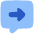 Send Comment Icon from Plump Flat Set