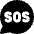 Sos Bubble Icon from Core Solid Set