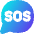 Sos Bubble Icon from Flex Gradient Set