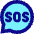 Sos Bubble Icon from Sharp Pop Set