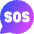 Sos Bubble Icon from Core Gradient Set