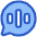 Voice Mail Bubble Oval Icon from Plump Duo Set