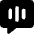 Voice Mail Bubble Square Icon from Core Solid Set