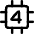 Computer Chip Four Core icon - Free transparent PNG, SVG. No sign up needed.