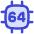 Computer Chip Sixty Four Core icon - Free transparent PNG, SVG. No sign up needed.