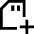 Sd Card Add Plus Icon from Sharp Line Set