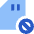 Sd Card Block Remove Icon from Sharp Flat Set