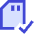 Sd Card Check Validate Icon from Sharp Duo Set