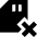 Sd Card Delete Cross Icon from Sharp Solid Set