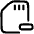 Sd Card Remove Subtract Icon from Plump Line Set