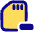 Sd Card Remove Subtract Icon from Plump Pop Set