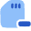 Sd Card Remove Subtract Icon from Plump Flat Set