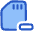 Sd Card Remove Subtract Icon from Plump Duo Set