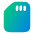 Sd Card Solo Icon from Plump Gradient Set