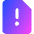 Sim Card Alert Icon from Core Gradient Set