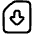Sim Card Download Eject Icon from Plump Line Set