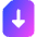 Sim Card Download Eject Icon from Core Gradient Set
