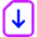 Sim Card Download Eject Icon from Core Neon Set