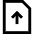 Sim Card Upload Insert Icon from Sharp Line Set